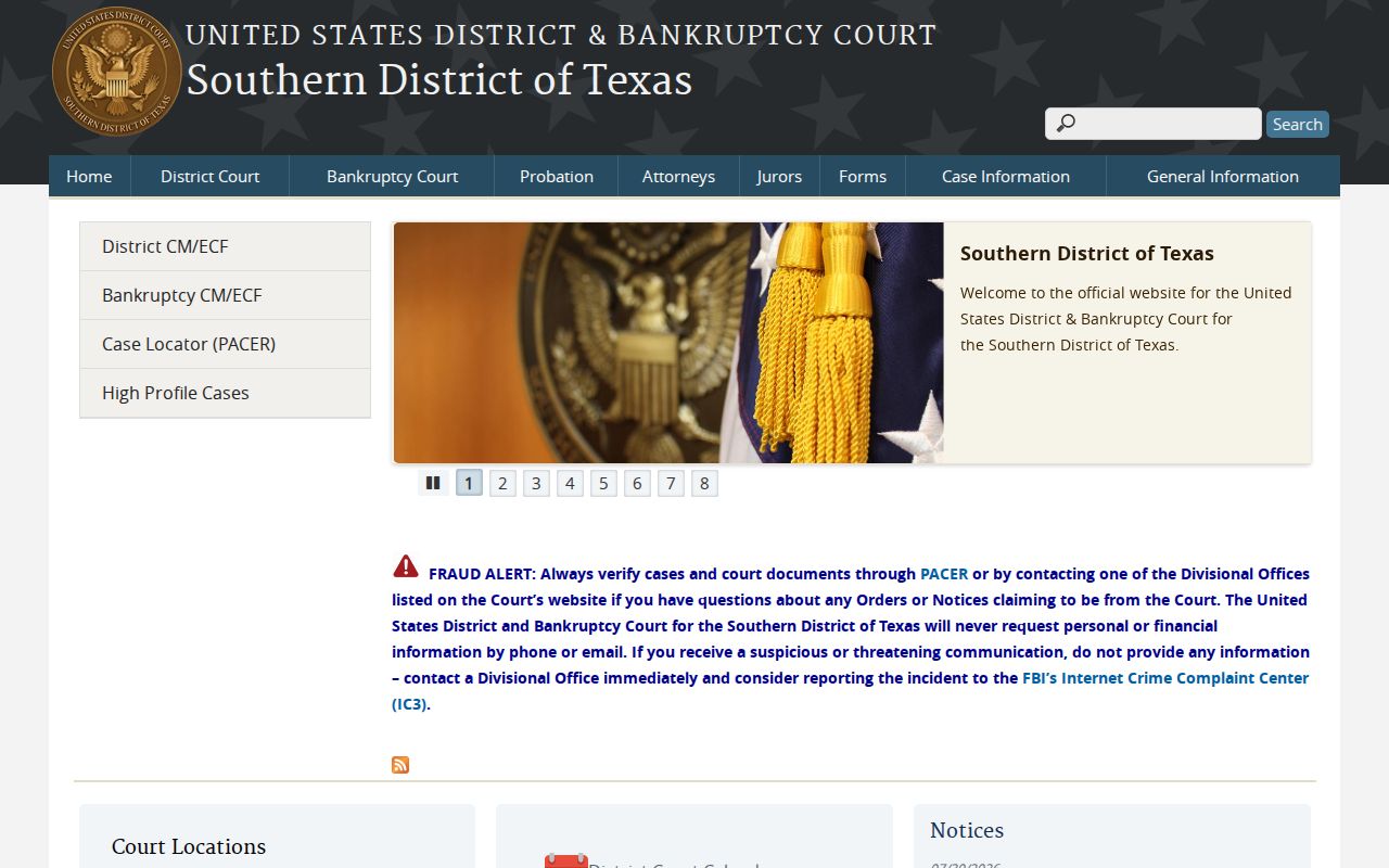 Kleberg County criminal cases Southern District source